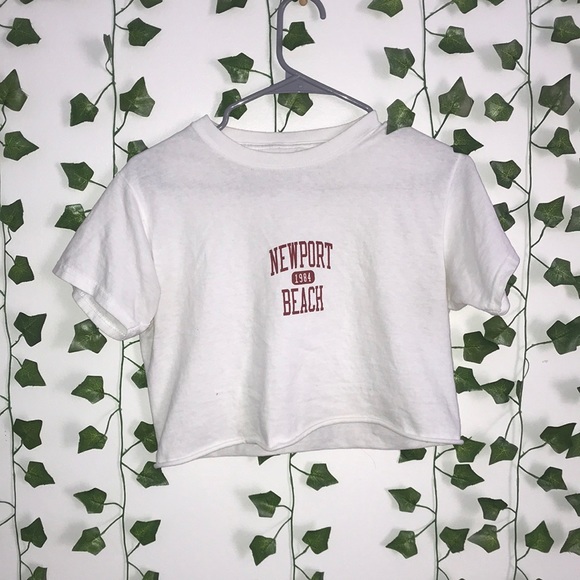 Brandy Melville Tops - brandy melville cropped tee
